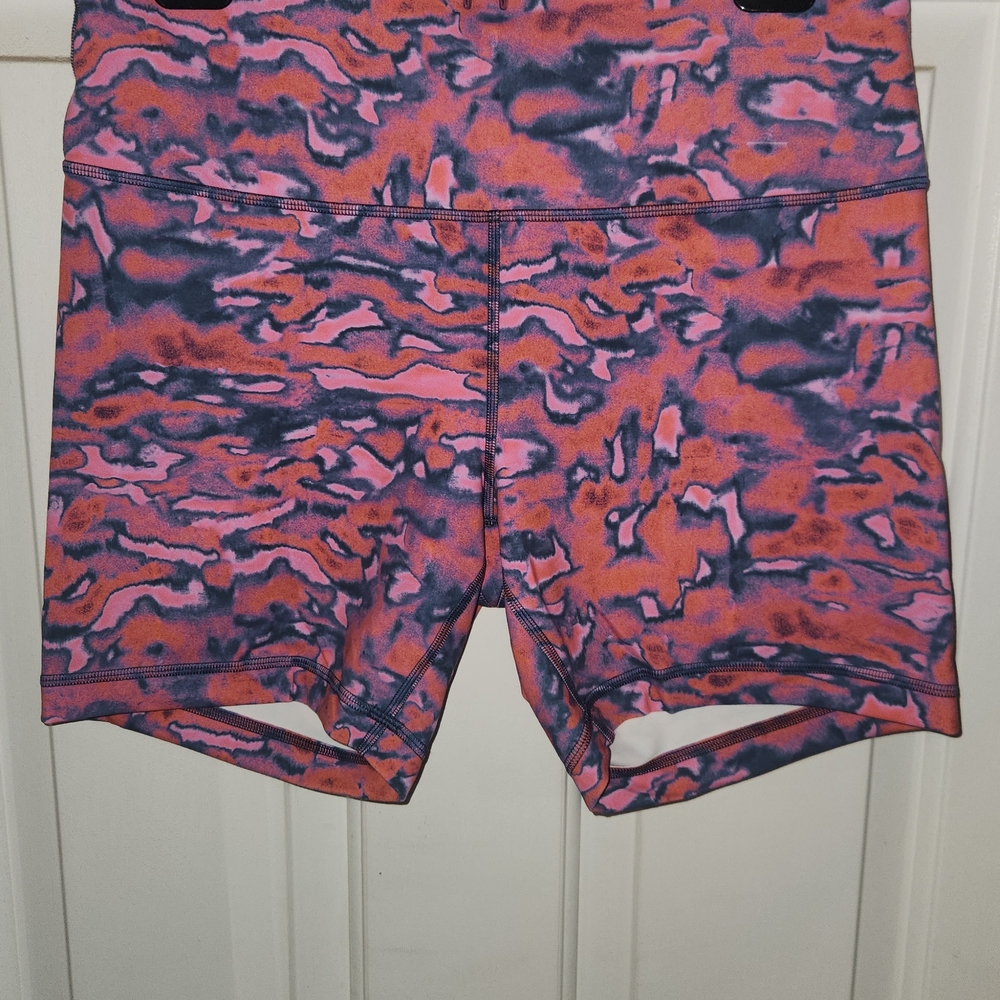 Vibrant Patterned Athletic Shorts - image 1